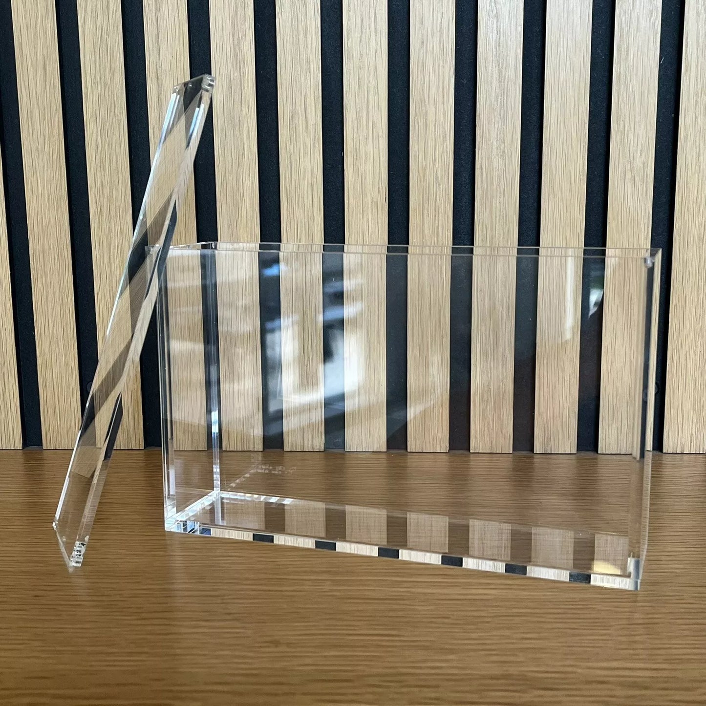 Premium Lucite Acrylic Display Case for Disney Lorcana Booster Box UV Resistant Magnetic