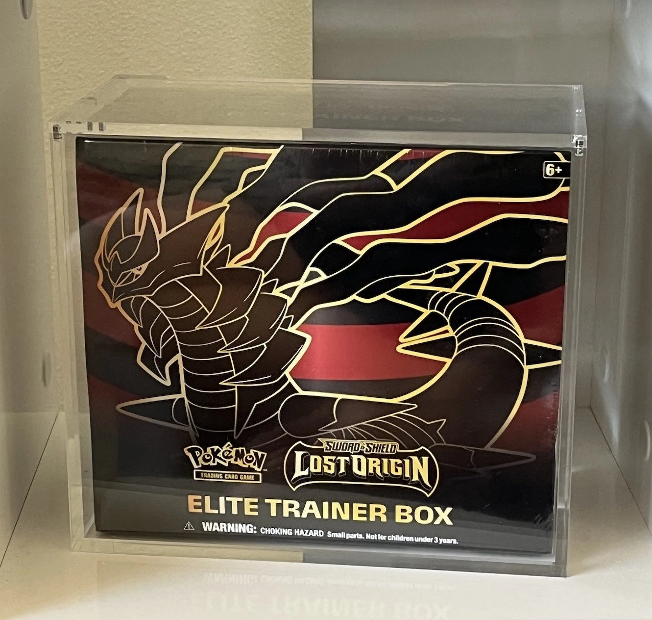 Premium Lucite Acrylic Display Case for Pokemon ETB Elite Trainer Box UV Resistant Magnetic