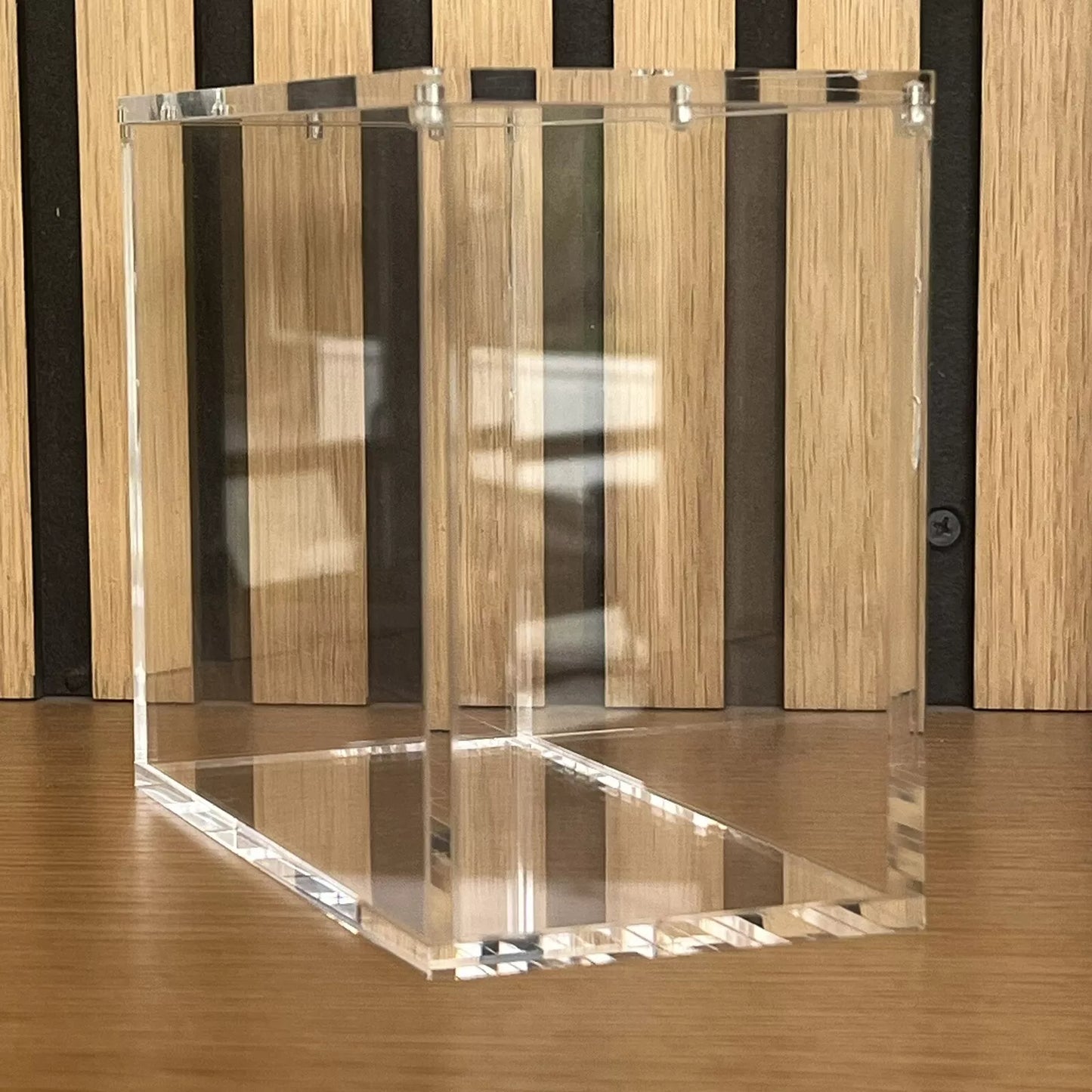 Premium Lucite Acrylic Display Case for One Piece Booster Box UV Resistant Magnetic Lid