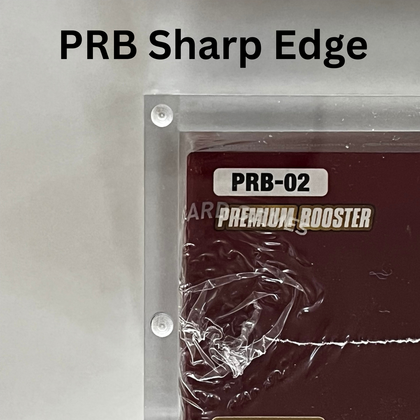 One Piece PRB The Best Premium Booster Box Acrylic Display Case 99% UV Resistant Magnetic Lid