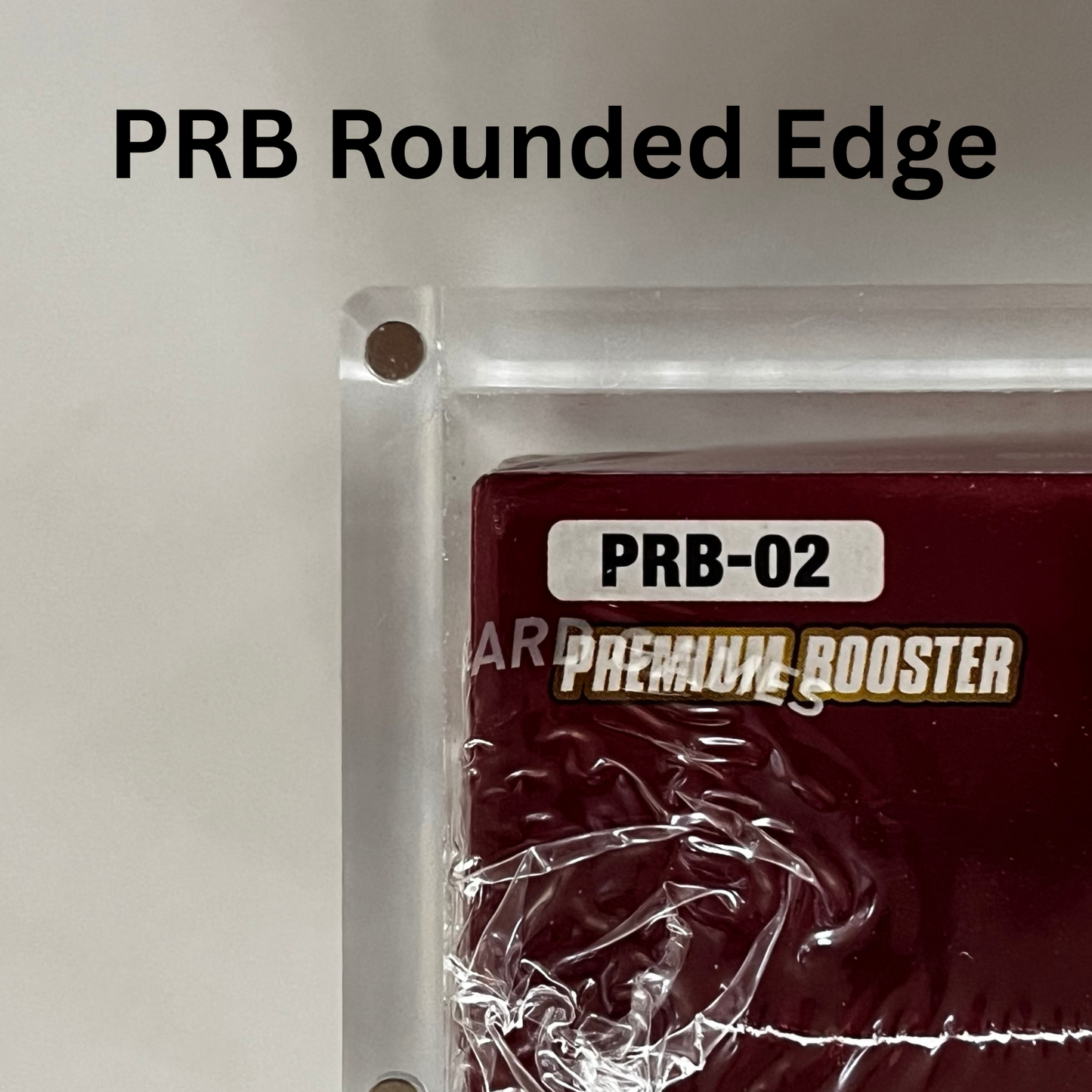 One Piece PRB The Best Premium Booster Box Acrylic Display Case 99% UV Resistant Magnetic Lid