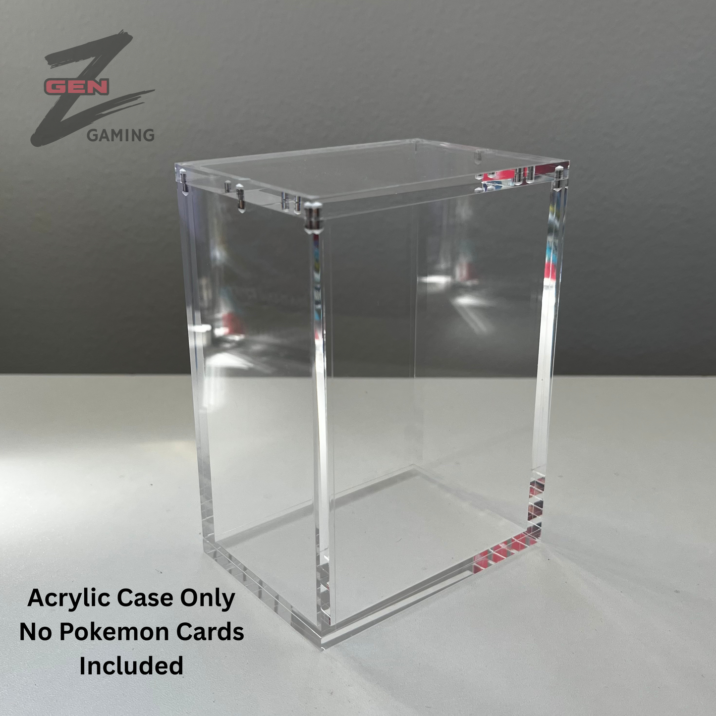 Pokemon Build & Battle Acrylic Display Case for Display and Storage 99% UV Resistant Magnetic Lid