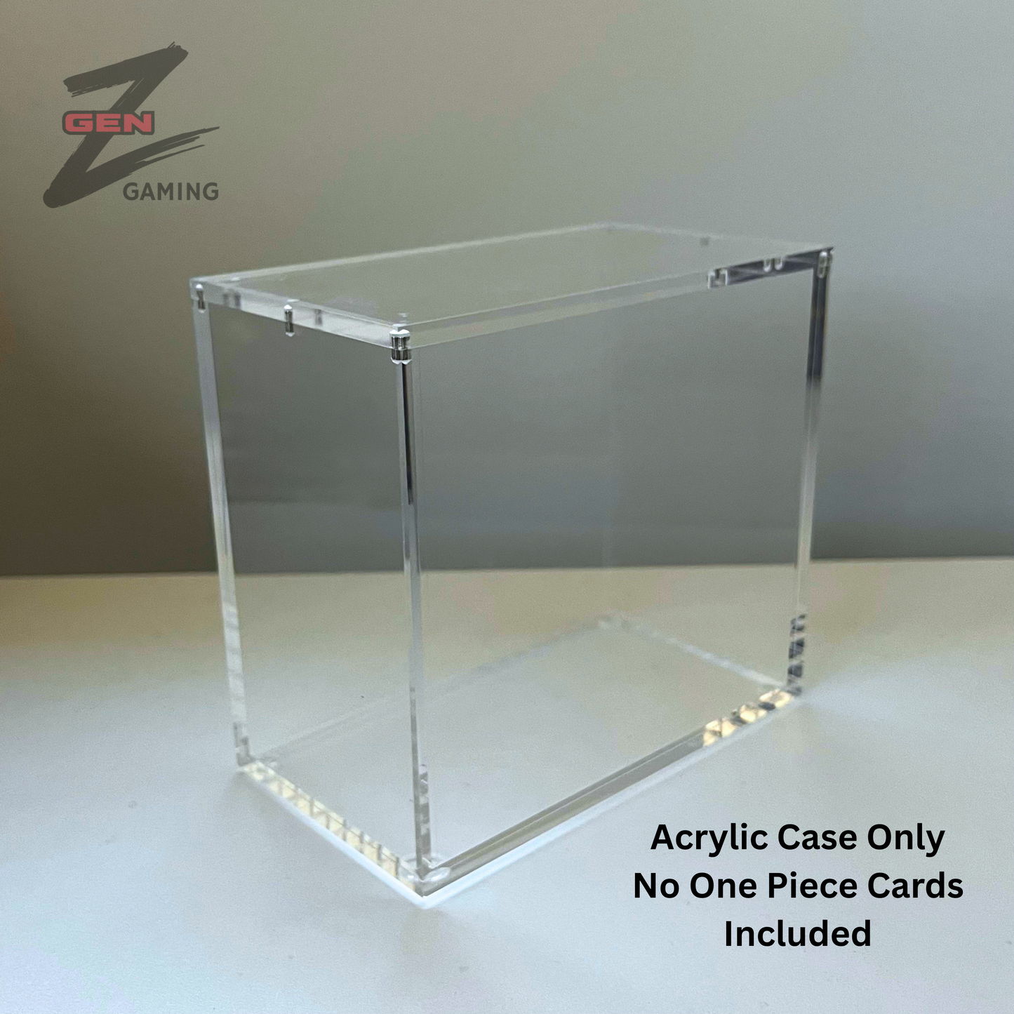 Acrylic Display Case for OP01 OP02 OP03 Romance Dawn Paramount War 99% UV Rejection Magnetic Lid