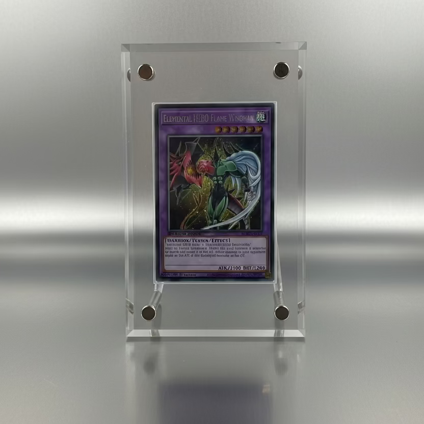 yugioh card case Acrylic Japanese Size Standing Screwdown Case Recessed fits Yu-Gi-Oh V – GenZGaming