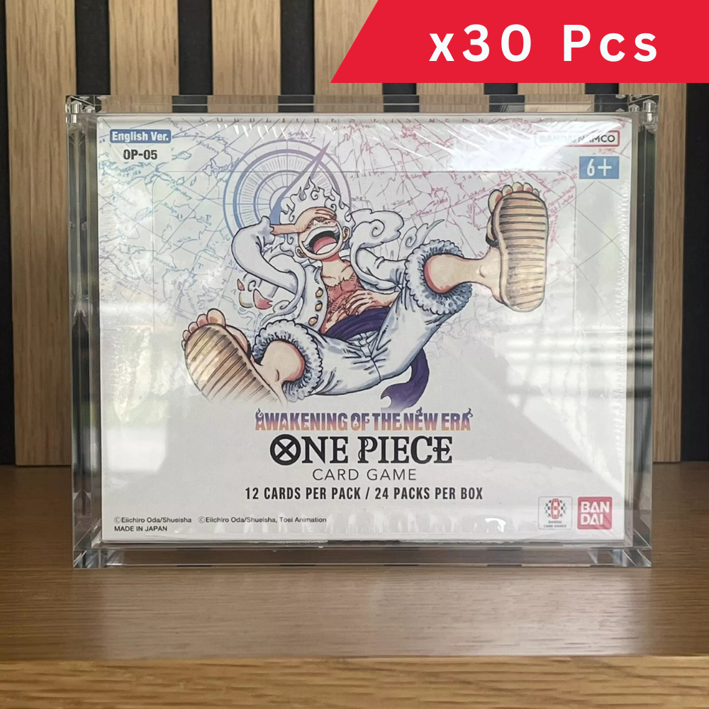 one piece booster box display case Acrylic for 1 outshining competitors thinner One Piece Booster Box Acrylic