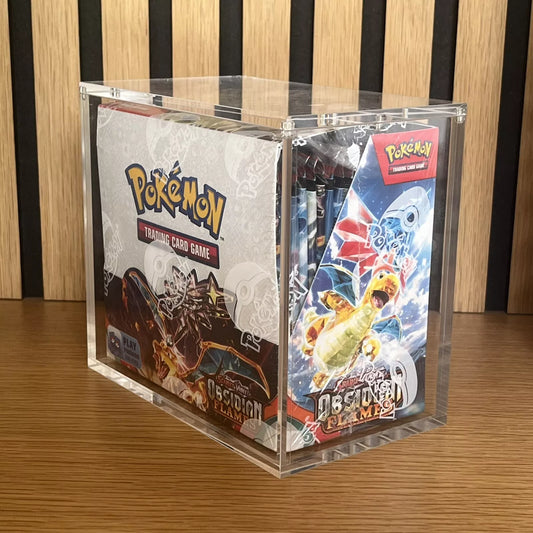 acrylic pokemon booster box case Pokmon Japanese Future Flash Each case has an easy Acrylic Booster Box Display Case