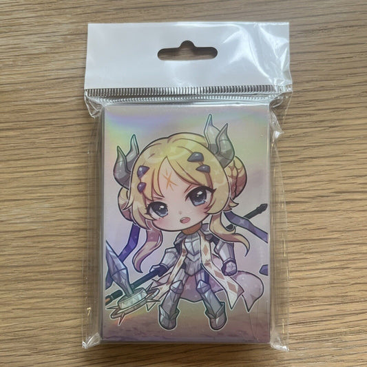 yugioh chibi card sleeves Yu-Gi-Oh! Fallen of Albaz Chibi Holographic Art Sleeves 50 Ct – GenZGaming